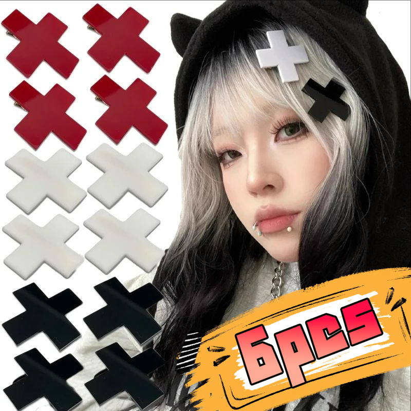 Embroidery Gothic - Gothic Acrylic Cross Hairpins for Spicy