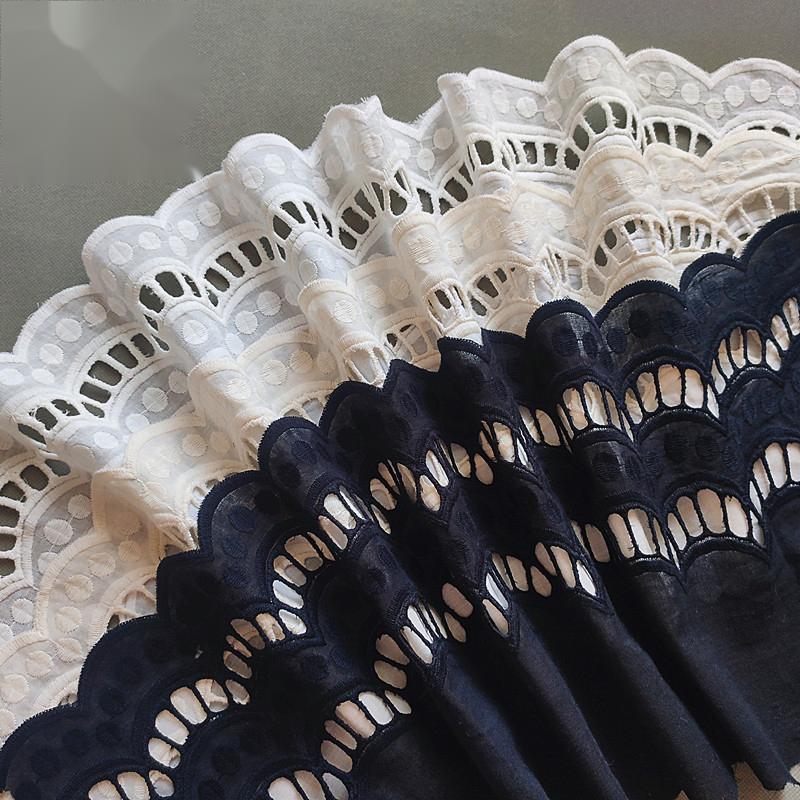 Embroidery Ribbon - 5Y Wholesale hollow 100% cotton cloth