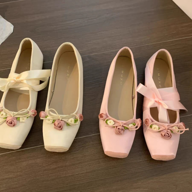 Women Flats Bow Marie Janes Sh - đánh giá và giá Embroidery Design