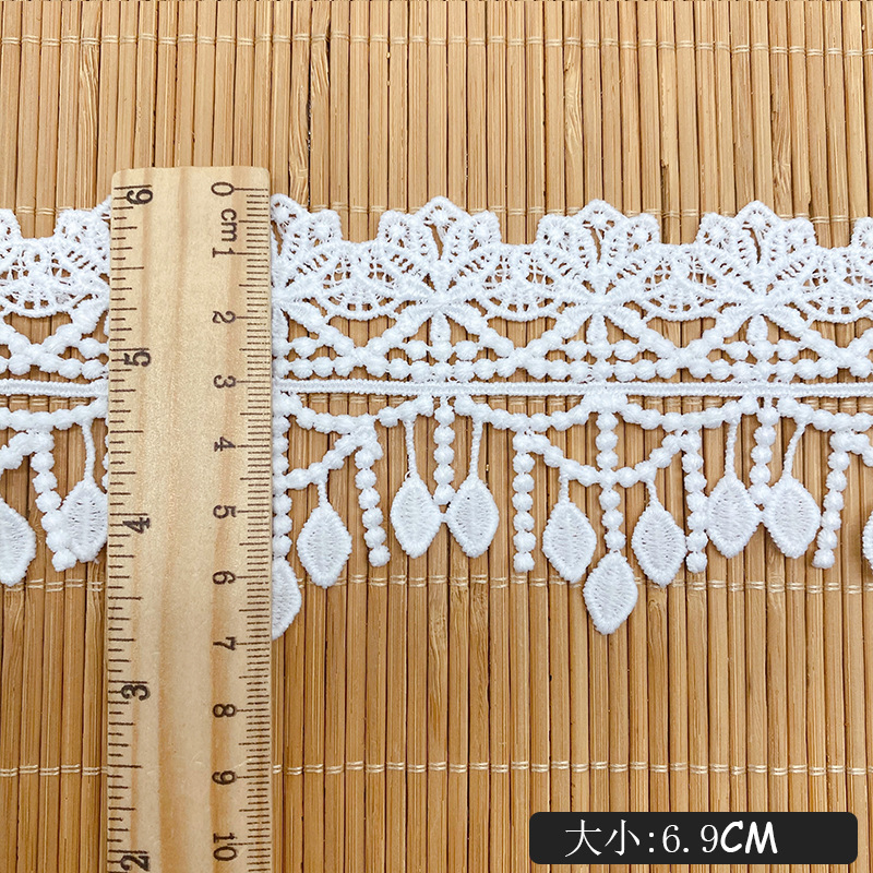 3 Thước Thêu Rỗng Hoa Tua Rua  - đánh giá và giá Embroidery Ribbon