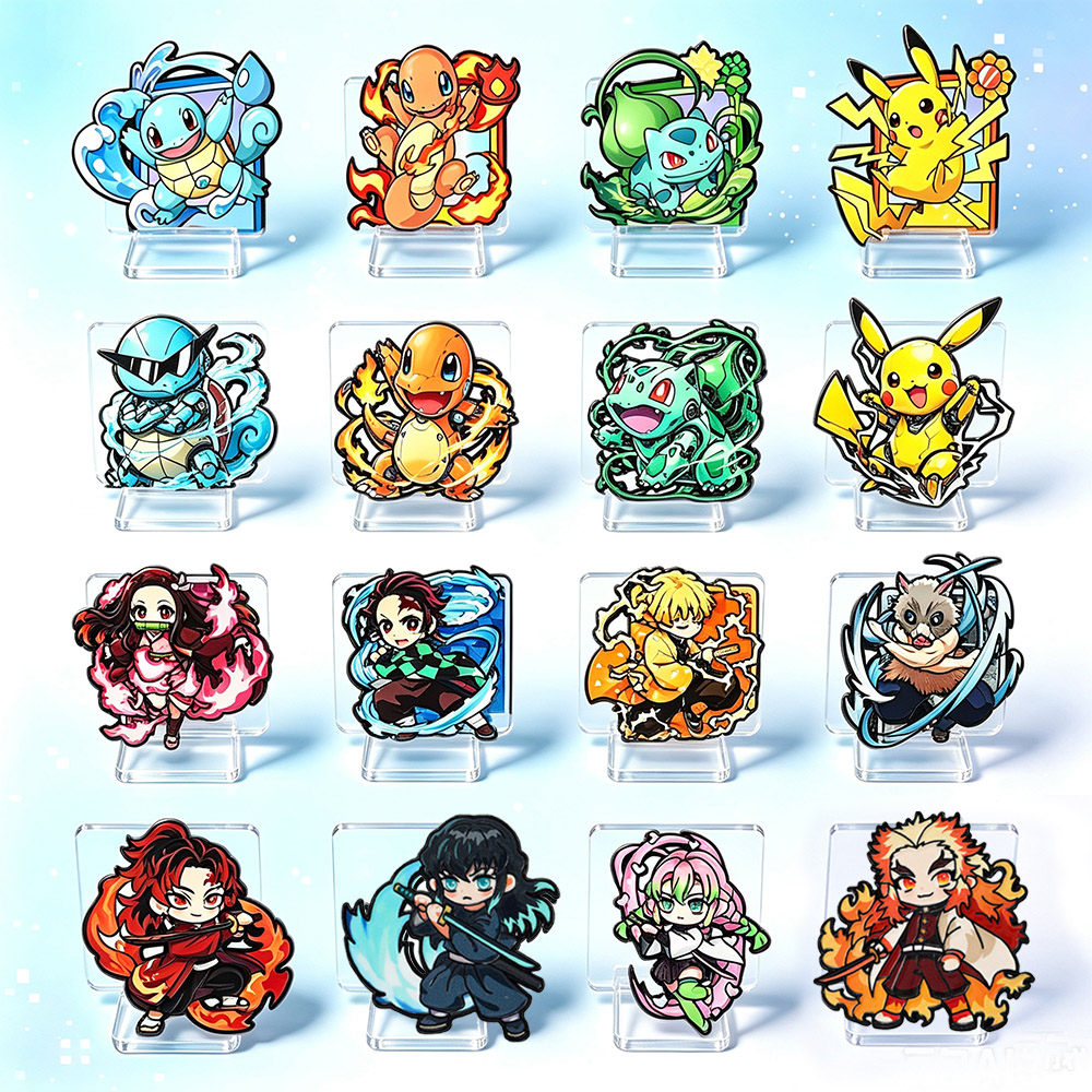 8Pcs Anime Pokemon & Demon Sla - đánh giá và giá Embroidery Reddit