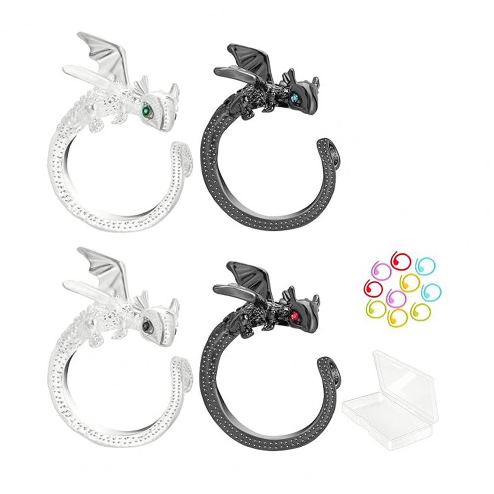Crochet Stitch Markers Dragon  - đánh giá và giá Stitch Marker Ring
