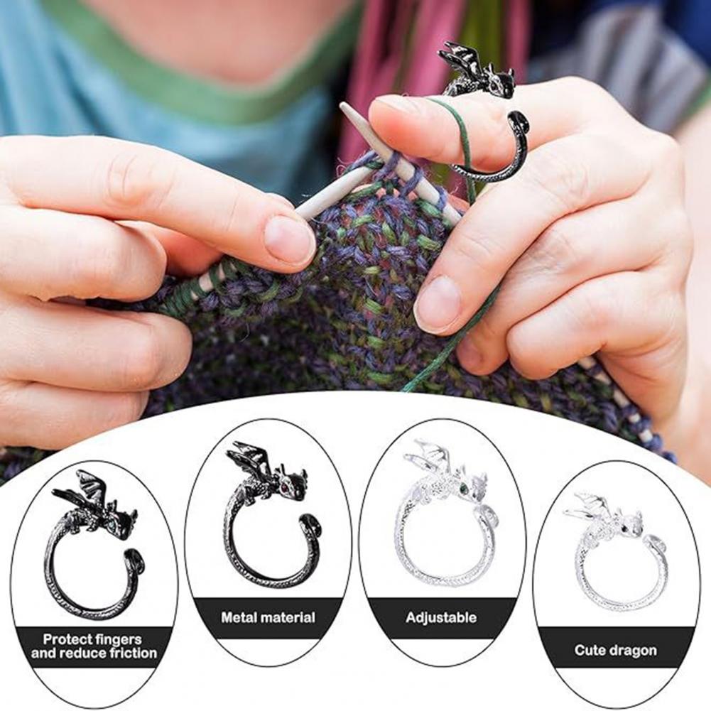 Crochet Stitch Markers Dragon  - đánh giá và giá Stitch Marker Ring