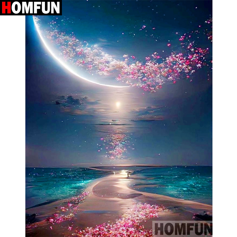 HOMFUN 5D Diamond Pattern Rhin - đánh giá và giá Embroidery Cross Stitch Patterns