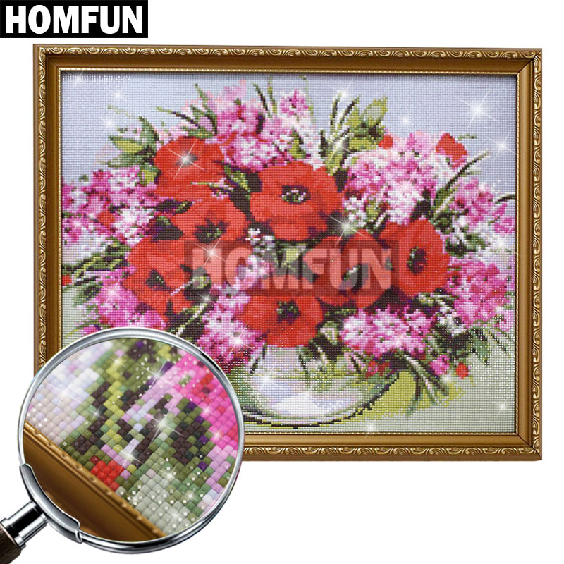 HOMFUN 5D Diamond Pattern Rhin - đánh giá và giá Embroidery Cross Stitch Patterns