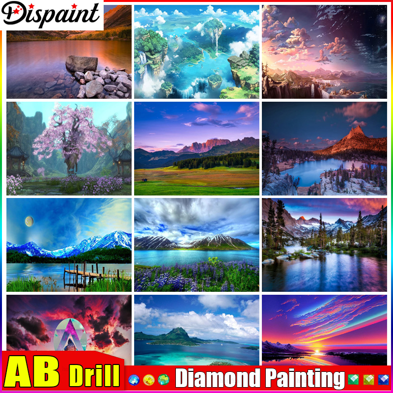Dispaint AB Diamond Painting F - đánh giá và giá Embroidery Cross Stitch Patterns