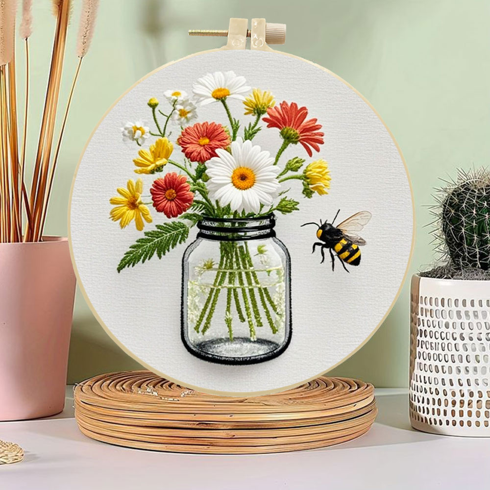 1PCS Diy Embroidery Kits Daisy - đánh giá và giá Embroidery Daisy Flower