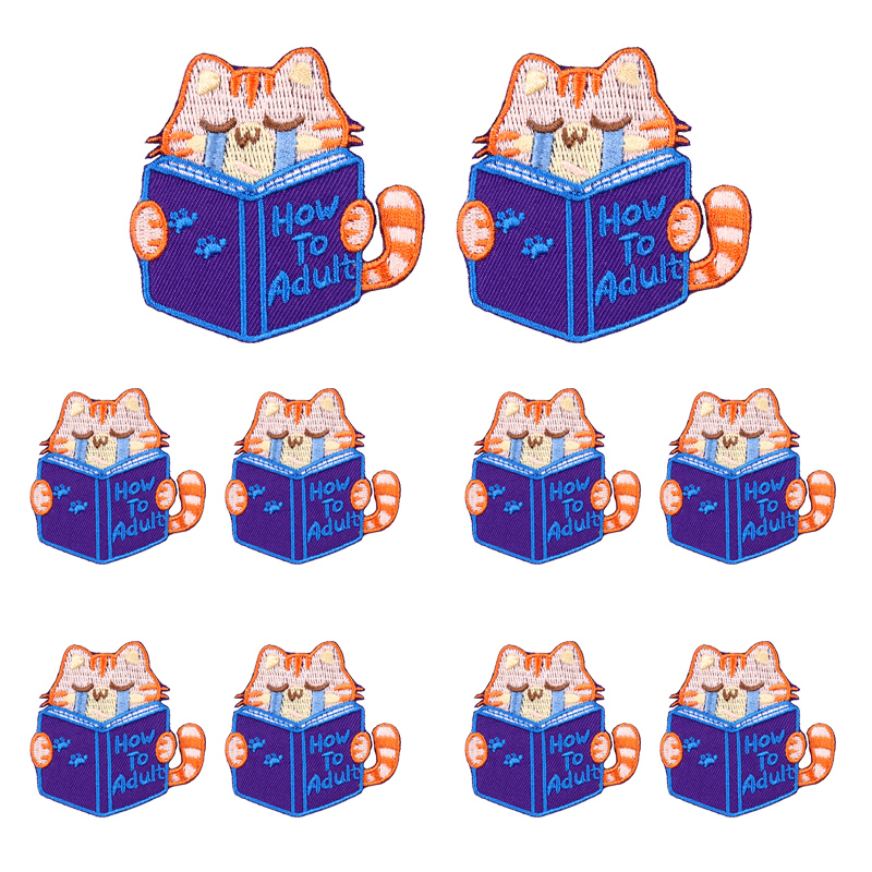 10PCS Cat Goose Patch Cartoon  - đánh giá và giá Embroidery Cat