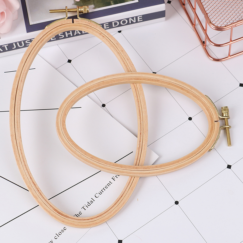 Bamboo Embroidery Hoop Frame O - đánh giá và giá Stitch Marker Ring