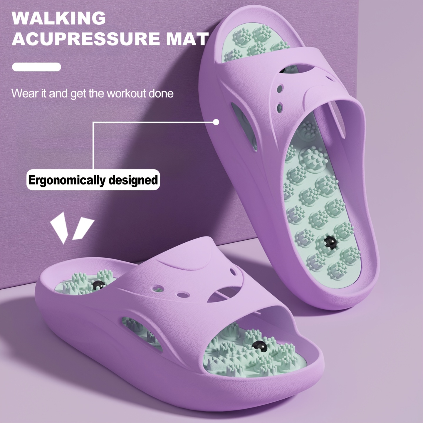 Women Men EVA Massage Slippers - đánh giá và giá Embroidery Flat Shoes