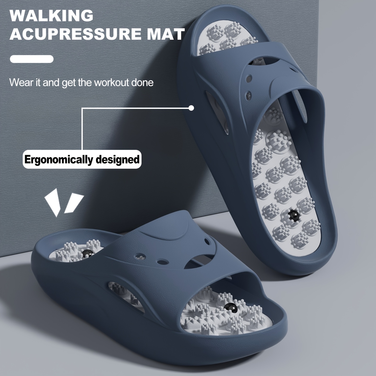 Women Men EVA Massage Slippers - đánh giá và giá Embroidery Flat Shoes