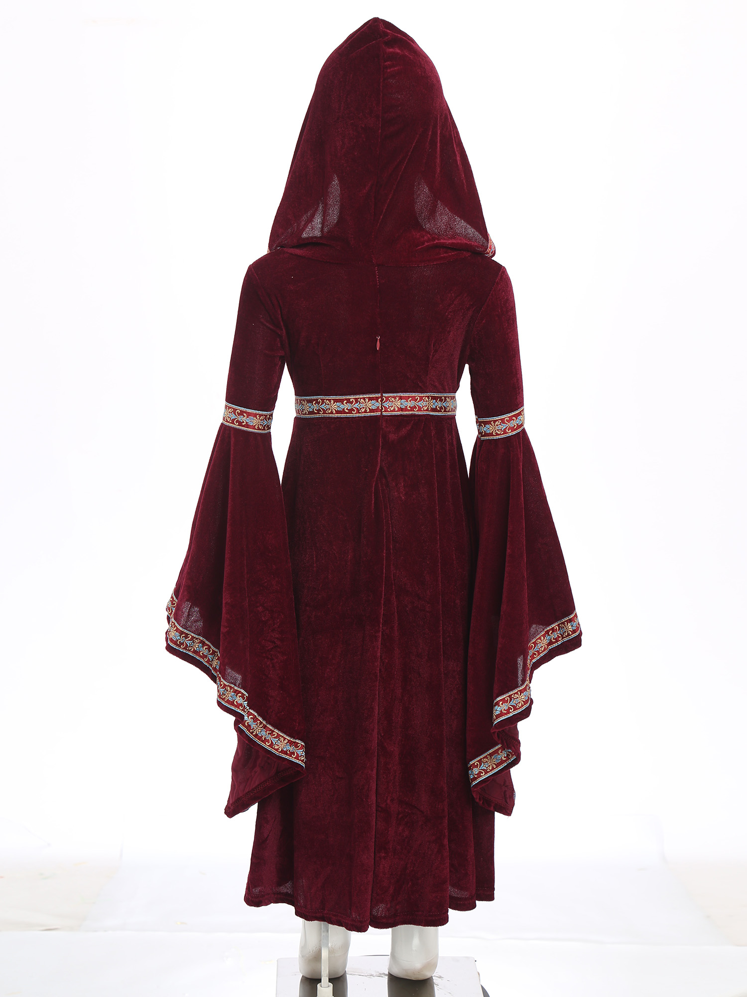 Hooded Medieval Princess Costu - đánh giá và giá Embroidery Gothic
