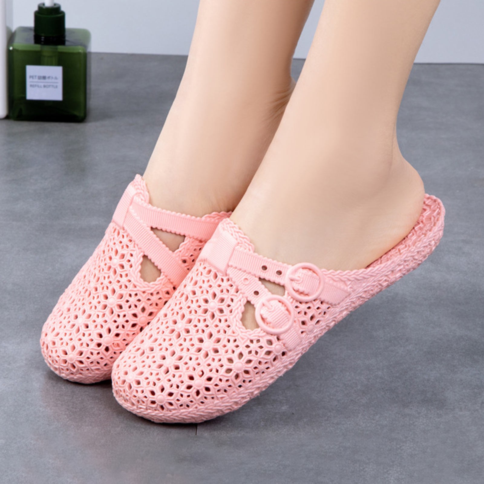 Wrap-Toe Breathable Slippers S - đánh giá và giá Embroidery Flat Shoes