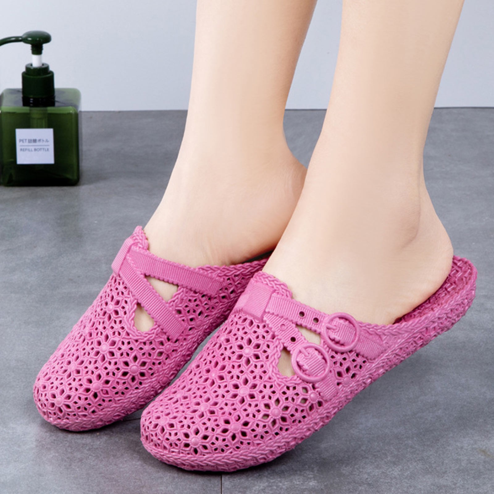 Wrap-Toe Breathable Slippers S - đánh giá và giá Embroidery Flat Shoes