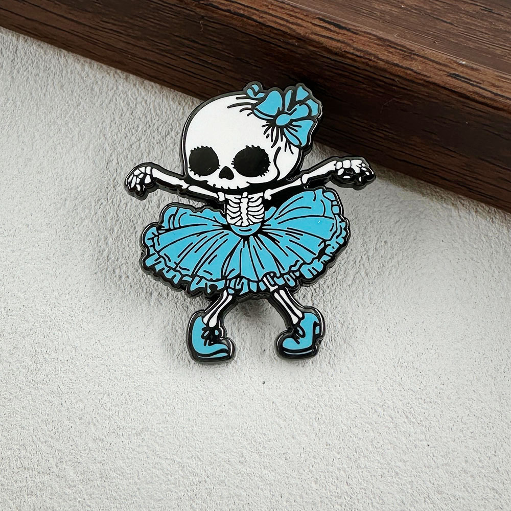 Cute Gothic Blue Skeleton Ball - đánh giá và giá Embroidery Gothic