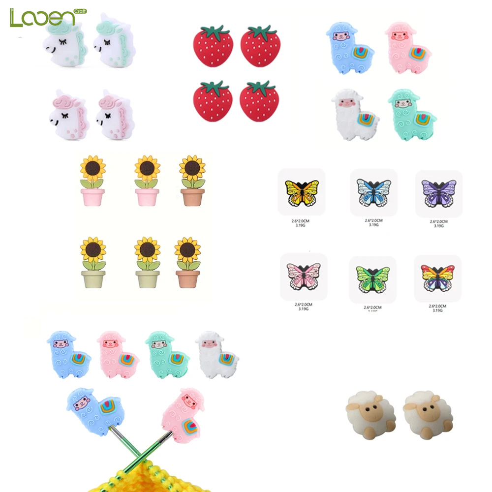 2pcs/4pcs/6pcs/8pcs Sweater Ne - đánh giá và giá Stitch Marker Ring