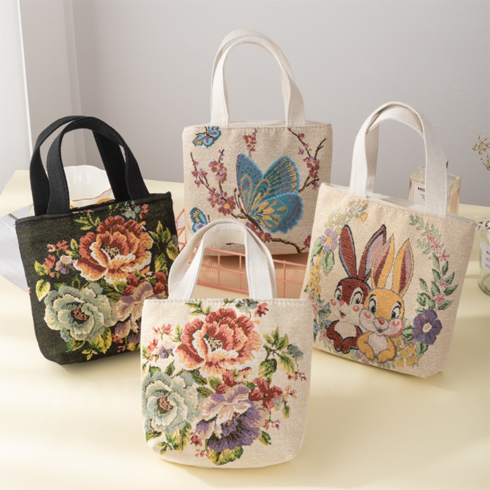 Embroidery Canvas Bag Cute Cat - đánh giá và giá Embroidery Cat