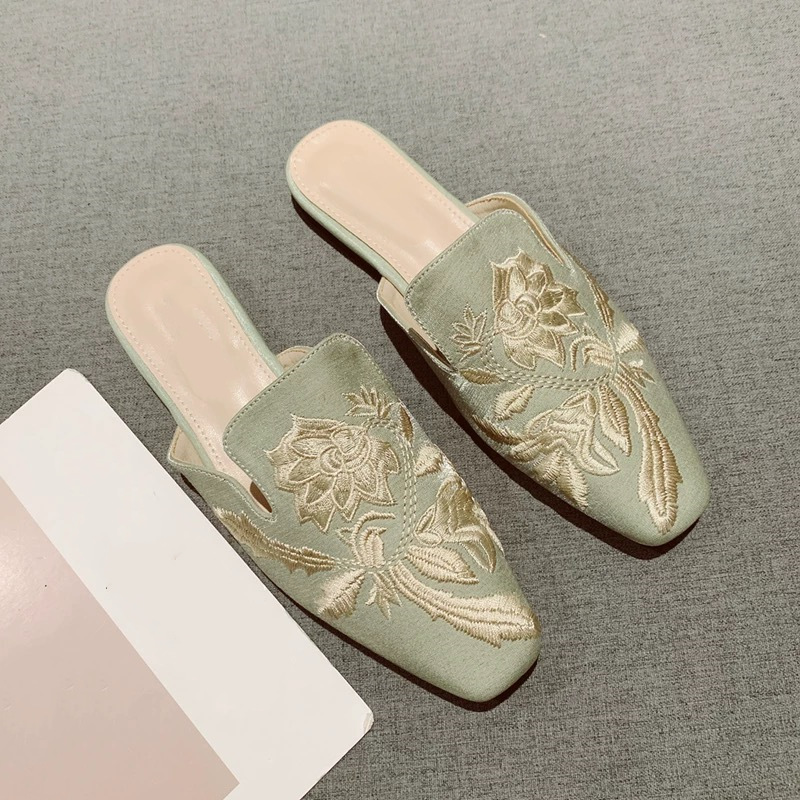 2026 New Womens Shoe Retro Emb - đánh giá và giá Embroidery Design
