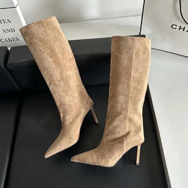 Luxury Women Long Boots Fashio - đánh giá và giá Embroidery Design