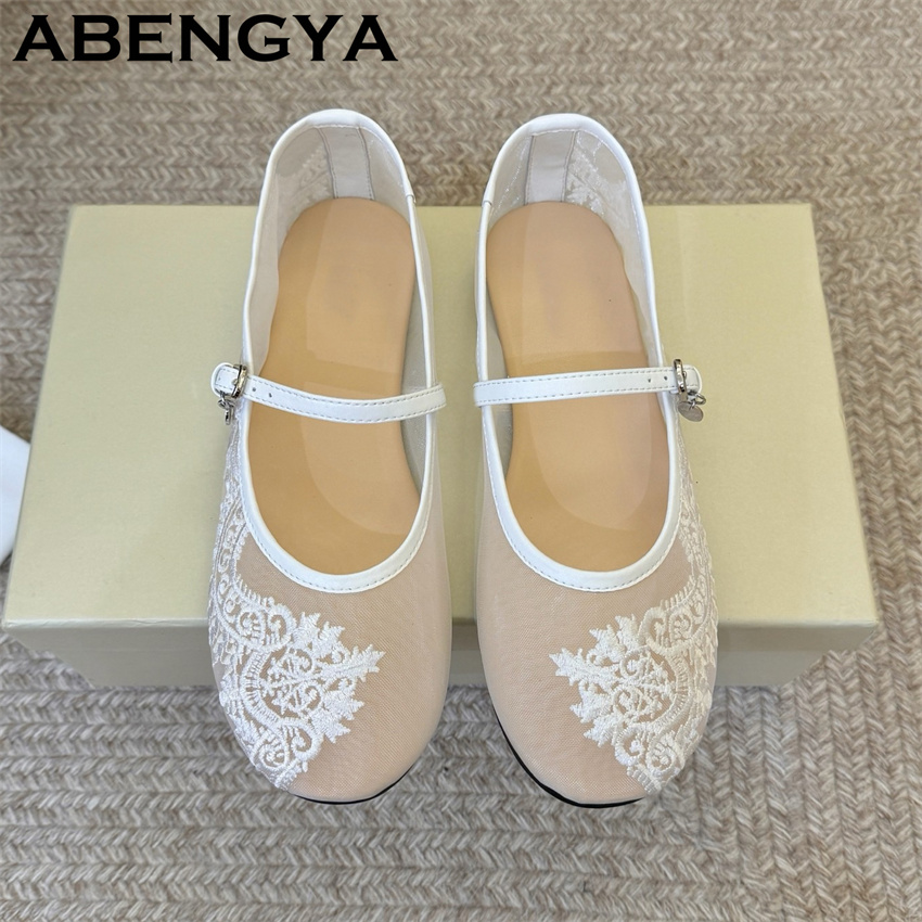 Lace Embroidery Flat Shoes for - đánh giá và giá Embroidery Design