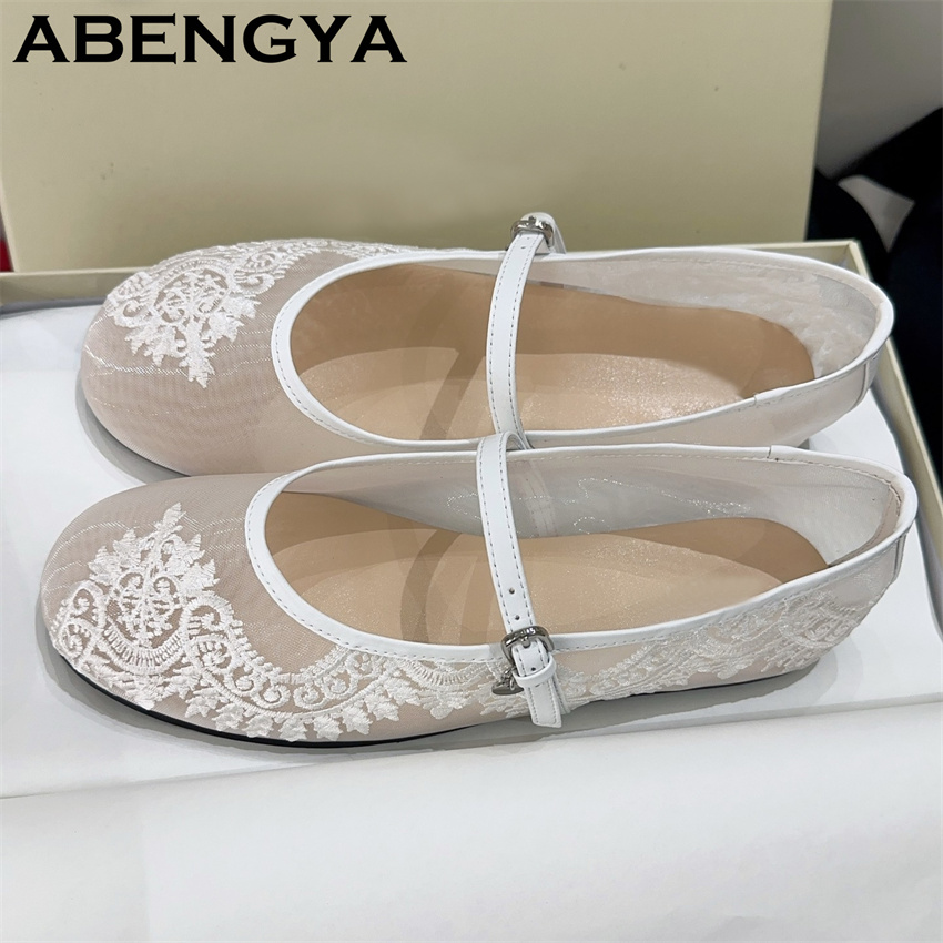 Lace Embroidery Flat Shoes for - đánh giá và giá Embroidery Design