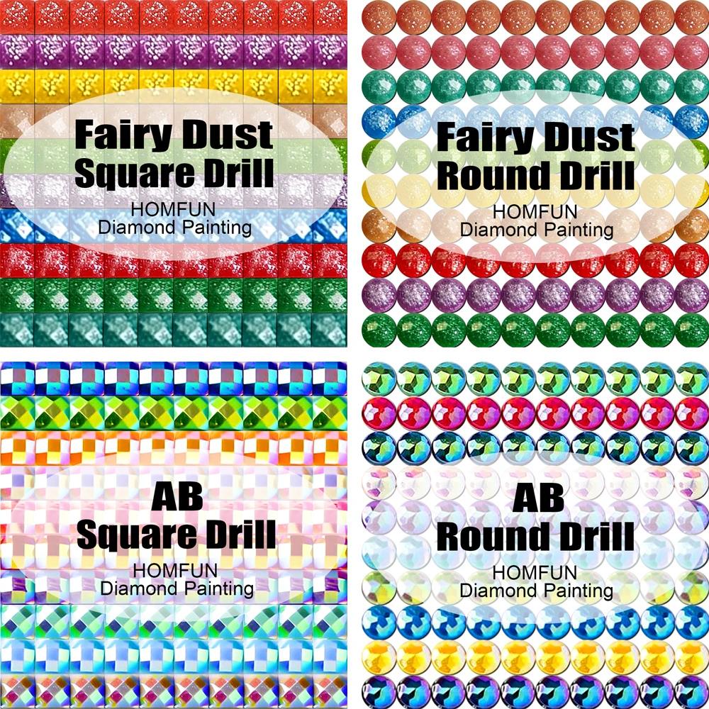 HOMFUN Fairy Dust AB Diamond P - đánh giá và giá Embroidery Cross Stitch Patterns