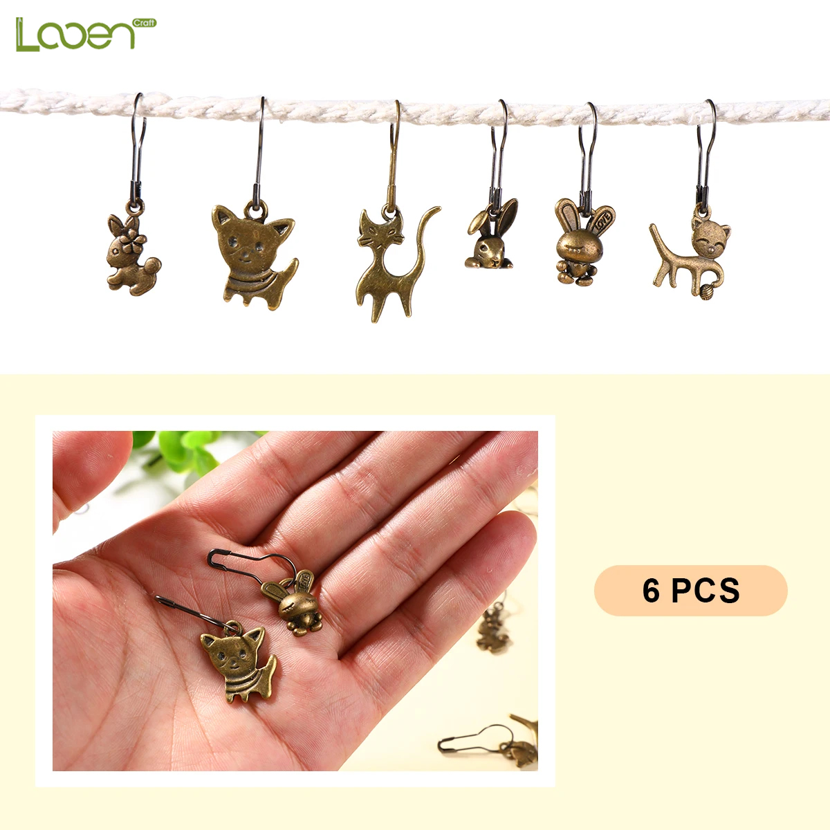 Metal stitch markers for yarn  - đánh giá và giá Stitch Marker Ring