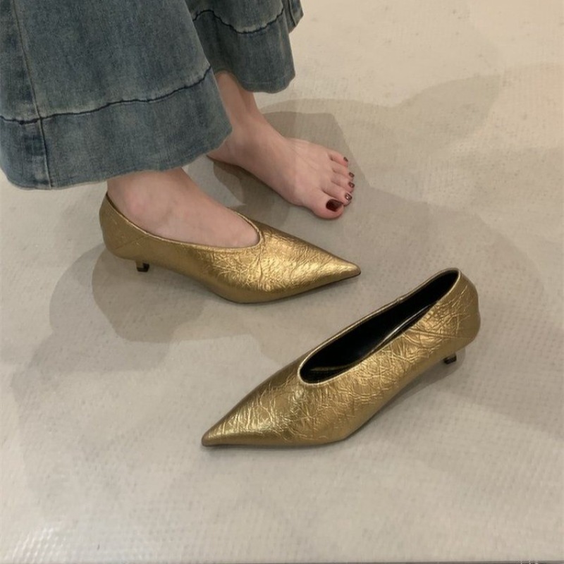 2025 Autumn New Commuter Wind  - đánh giá và giá Embroidery Flat Shoes