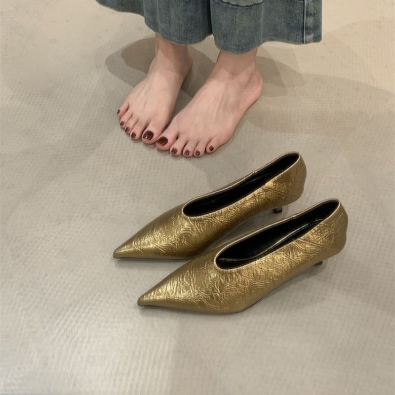 2025 Autumn New Commuter Wind  - đánh giá và giá Embroidery Flat Shoes