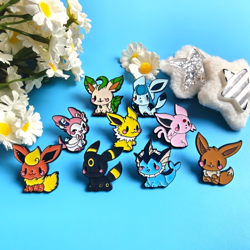 Hot 9 Pcs Anime Elf Brooch Set - đánh giá và giá Embroidery Reddit
