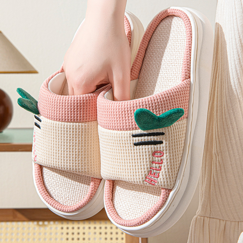 New Style Linen Slippers for W - đánh giá và giá Embroidery Flat Shoes