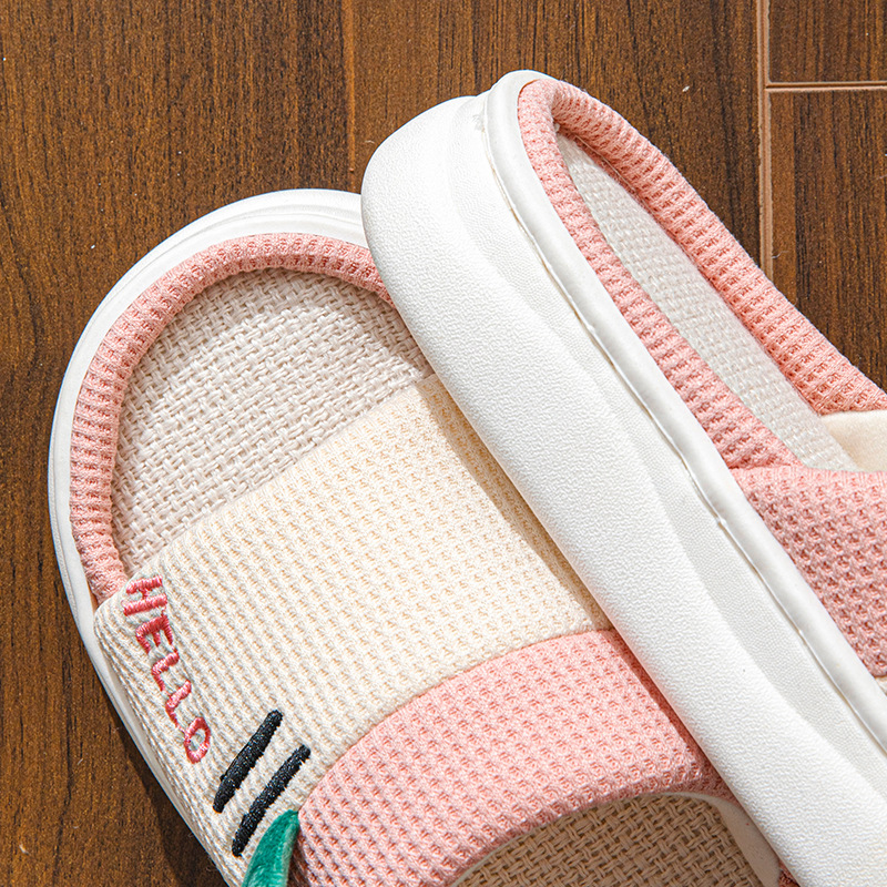 New Style Linen Slippers for W - đánh giá và giá Embroidery Flat Shoes