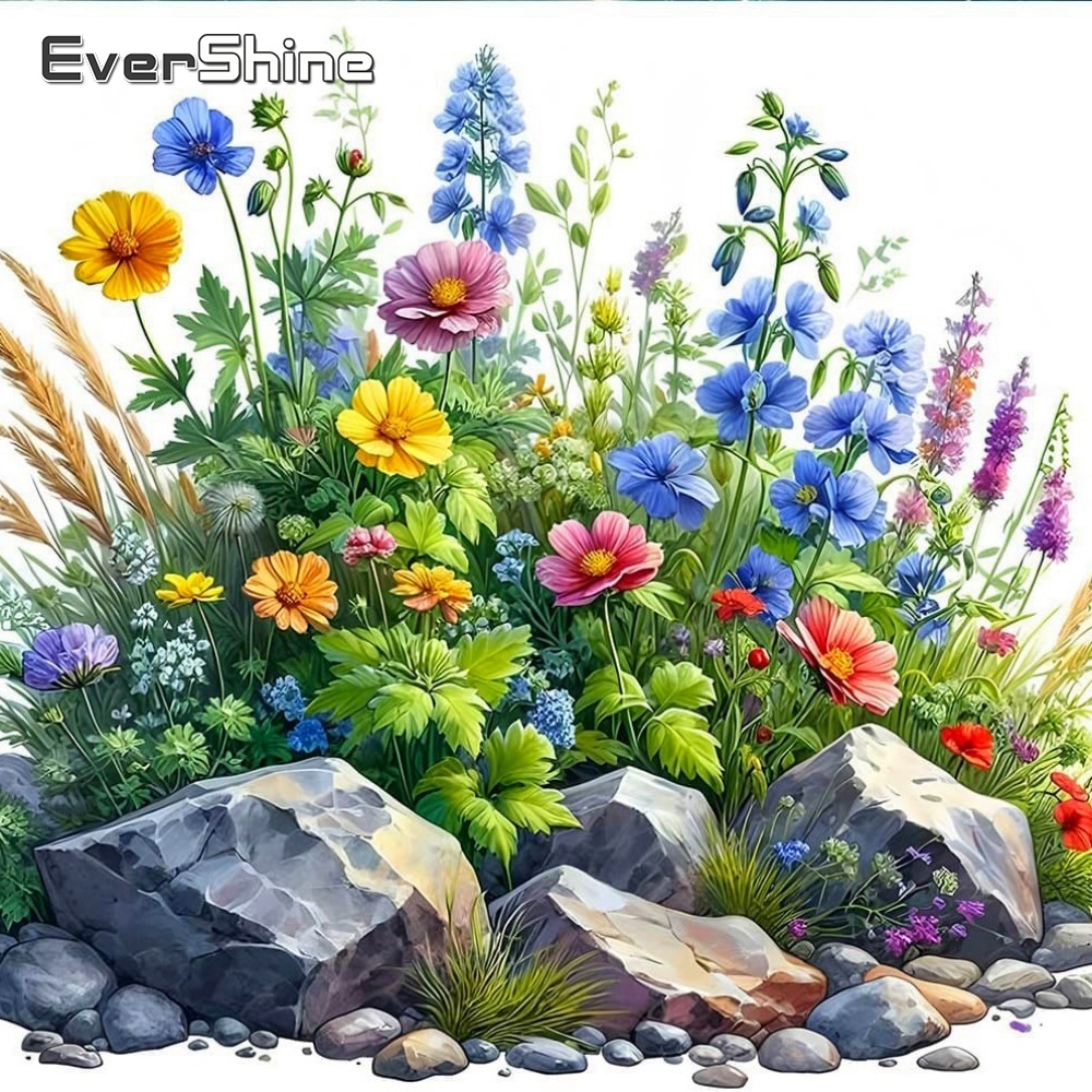 Evershine Flower Diamond Embro - đánh giá và giá Embroidery Daisy Flower