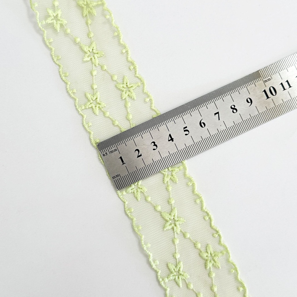 Star Embroidered Ribbon Soft E - đánh giá và giá Embroidery Ribbon