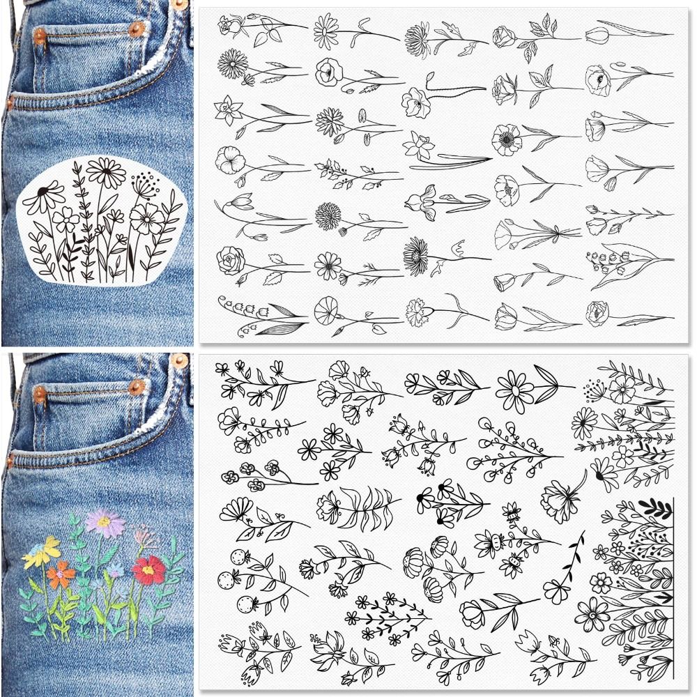 Water Soluble Flower Embroider - đánh giá và giá Embroidery Daisy Flower