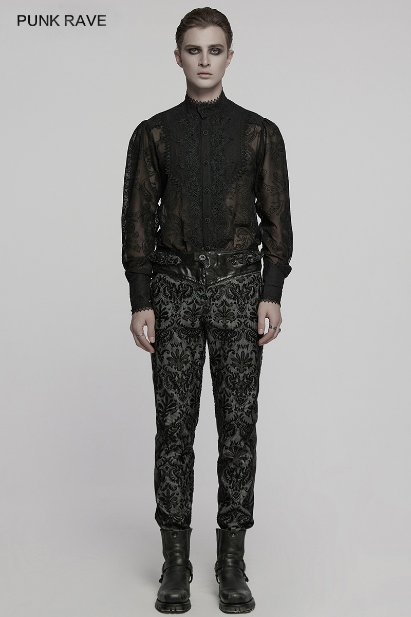PUNK RAVE Men's Gothic Palace  - đánh giá và giá Embroidery Gothic