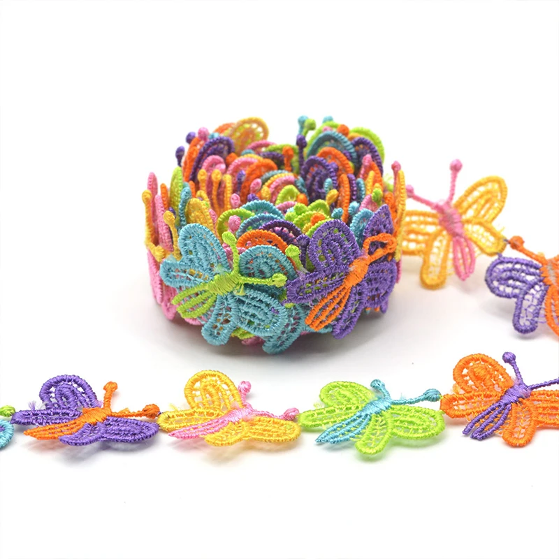 15yards Colorful Daisy Flower  - đánh giá và giá Embroidery Daisy Flower