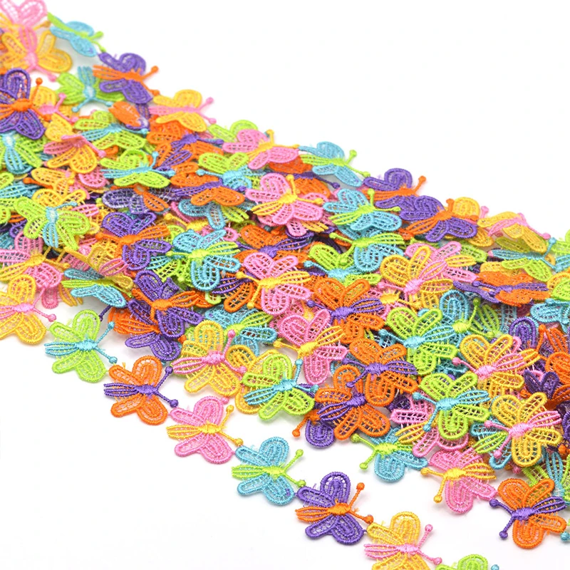 15yards Colorful Daisy Flower  - đánh giá và giá Embroidery Daisy Flower