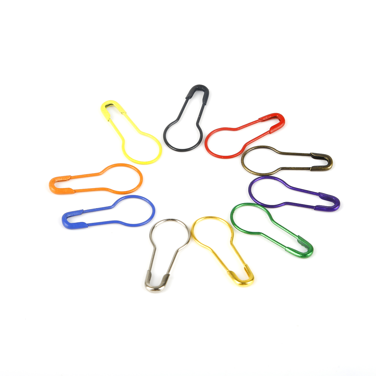 100 Cái/lốc Đầy Màu Sắc Đan Mó - đánh giá và giá Stitch Marker Ring