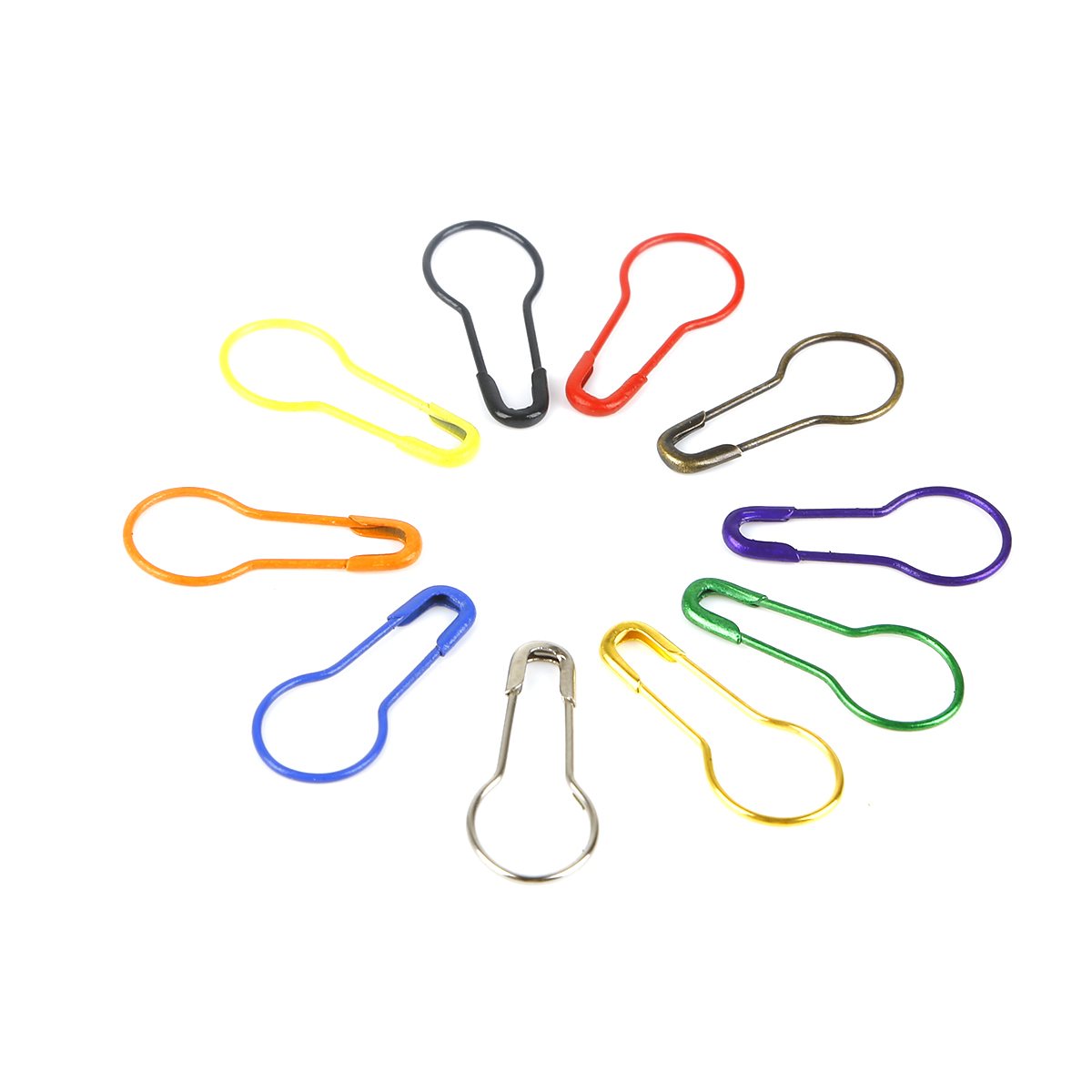100 Cái/lốc Đầy Màu Sắc Đan Mó - đánh giá và giá Stitch Marker Ring
