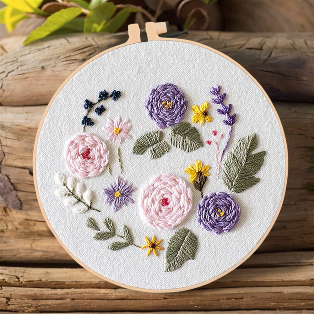 MomoArt DIY Embroidery Kit Flo - đánh giá và giá Embroidery Daisy Flower