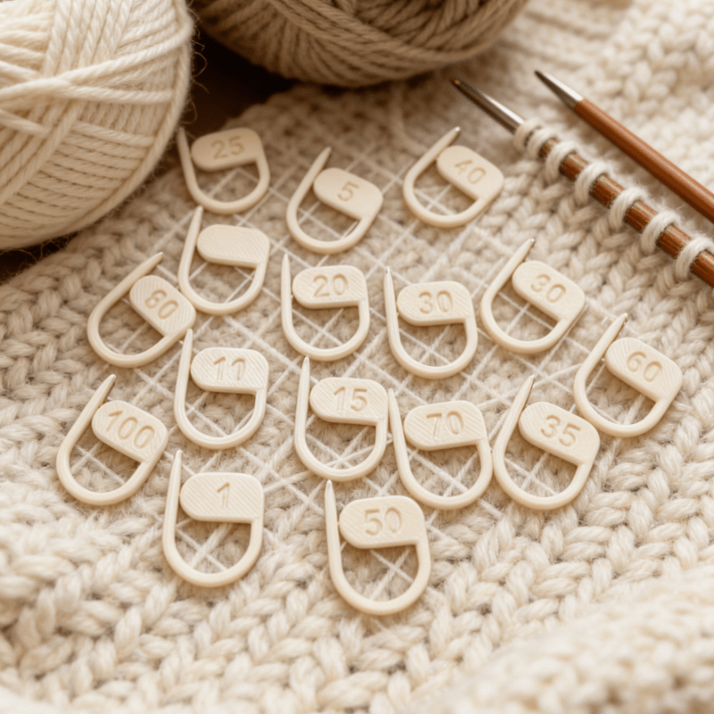 16PCS Digital Knitting Markers - đánh giá và giá Stitch Marker Ring