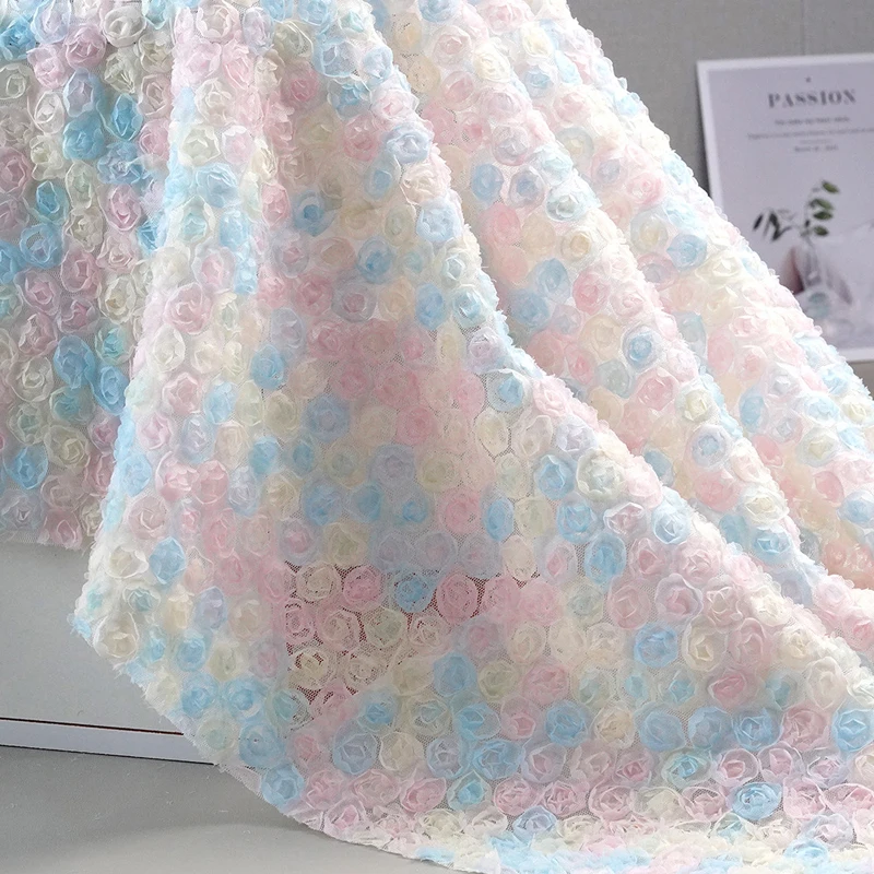 Colorful 3D Floral Embroidery  - đánh giá và giá Embroidery Ribbon